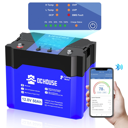 12V 50Ah LiFePO4 Marine Battery with bluetooth